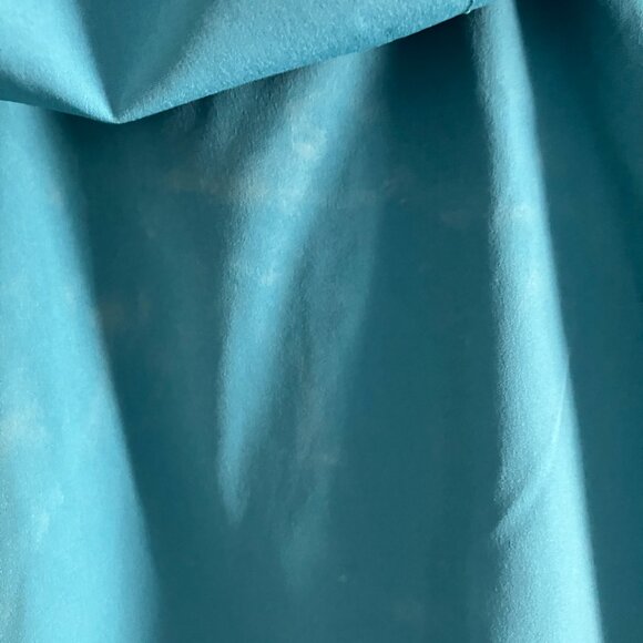 L.L. Bean Vintage Teal Trench Long Raincoat Womens Medium Removable Hood READ - Picture 13 of 15